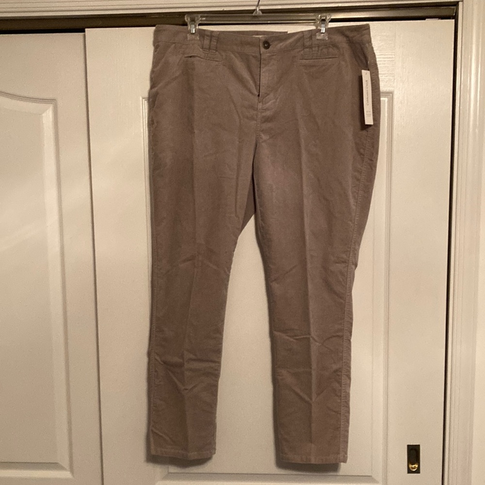Coldwater Creek Velveteen Jeans NWT